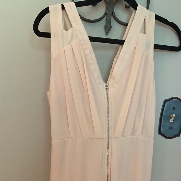 TFNC Midi Dress in Nude/Blush - Picture 4 of 5